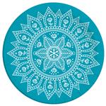 Everyday Designs Mandala Petrol & White Fsc Paper Plates Next Generation Large 23Cm (Deep Mould) 8St