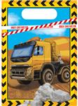 Construction Plastic Party Bags 6St