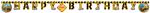 Construction Fsc “Happy Birthday” Die Cut Paper Banner 1St