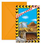 Construction Fsc Invitations & Envelopes 6St