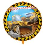 Construction Foil Balloon 46Cm 1St