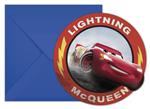 Cars Die Cut Invitations & Envelopes 6St