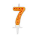 Birthday Candles Stars Numeral Candle No. 7 1St