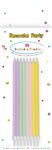 Birthday Candles Birthday Candles 14,5Cm With Holders In Pastel Colors In Fsc Paper Box 16St