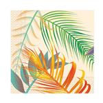 3 Ply Paper Napkins Three Ply Paper Napkins 25X25Cm Tropical Leaves 20St