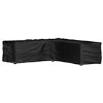 vidaXL Tuinmeubelhoezen met 16 oogjes L-vormig 285x285x70 cm