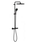 Grohe Vitalio Comfort 250 Douchesysteem met thermostaatkraan Mat Zwart