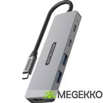 Sitecom 5 in 1 USB-C Power Delivery Multiport Adapter