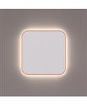 Toiletspiegel Hipp Design SPM T06  Rechthoek 35x35 cm Met Afgeronde Hoeken En Verlichting Koper