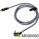 Equip 128422 USB 3.2 Gen 2x2 20Gbps 240W USB Type-C - USB Type-C (haaks verticaal) 2m