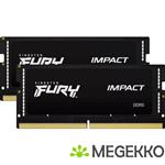 Kingston Technology FURY Impact Black XMP geheugenmodule 32 GB 2 x 16 GB DDR5 6000 MHz