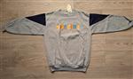Lichtgrijze Sportieve Sweater met Accenten Med-L