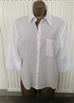 Witte Zomer Blouse met Driekwart Mouwen - 38