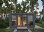 Frame Panel Modular House with 24 m² Terrace