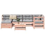 vidaXL 7-delige Loungeset massief douglas vurenhout