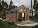 Frame Panel Modular House with 38 m² Terrace
