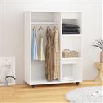 vidaXL Kledingkast 80x40x110 cm bewerkt hout wit