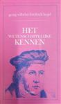 Het wetenschappelijke Kennen