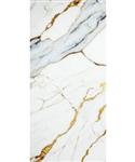 Wandpaneel Isodeco Carrara 120x260 cm PVC Marmer Hoogglans Wit (Doosinhoud 3.12 m2)-3.12m2