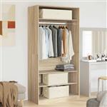 vidaXL Opbergboxen 2 st 50x30x25 cm stof crèmekleurig