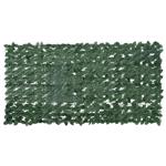 vidaXL Balkonscherm met donkergroene bladeren 200x100 cm