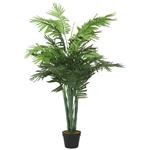vidaXL Kunstpalmboom 18 bladeren 80 cm groen