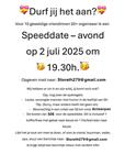 Speeddate avond