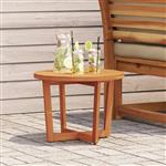 vidaXL Tuinbijzettafel rond Ø55x40 cm massief acaciahout