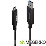Lindy 43395 USB-kabel USB 3.2 Gen 1 (3.1 Gen 1) 10 m USB A USB C Zwart