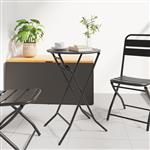 vidaXL Tuinstafel Antraciet 50 x 50 x 72 cm Metaal