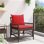 vidaXL Tuinstoel Bruin 60 x 70 x 78cm poly rattan
