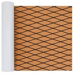 vidaXL Bootvloer Bruin en zwart 190 x 70 cm EVA-schuim