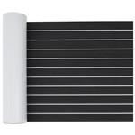 vidaXL Bootvloer donkergrijs en wit 240 x 60 cm EVA-schuim