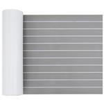 vidaXL Bootvloer Lichtgrijs en wit 240 x 60 cm EVA-schuim