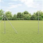 vidaXL Weidehekwerk Grijs 1.6 x 10 m Staal