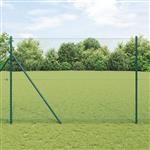 vidaXL Zeskantig hekwerk Groen 1.6 x 50 m Staal