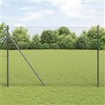 vidaXL Kettenschakelhek Grijs 10 x 1,5 m Staal