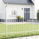 vidaXL Tuin Hek Wit 170 x 150 cm
