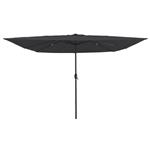vidaXL Tuinparasol Antraciet en Zwart 295 x 295 x 245 cm