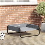 vidaXL Hondenbed Lichtgrijs ML Oxford Stof en Staal