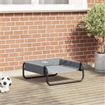 vidaXL Hondenbed Lichtgrijs s Oxford Stof en Staal