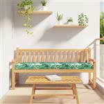 vidaXL Pallet Kussen Set 2 pcs Bladpatroon 200 x 40 x 8 cm Oxford stof