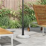 vidaXL Parasolvoet Lichtgrijs Grijs 45 x 45 x 40 cm Beton en Metaal