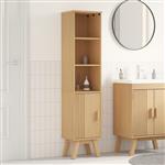 vidaXL Badkamer Kast Olden Bruin 35 x 30 x 159 cm Massief grenenhout