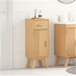 vidaXL Badkamer Kast Olden Bruin 35 x 30 x 90 cm Massief grenenhout