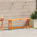vidaXL Buitenbank Bruin 119 x 35 x 47cm Massief grenenhout