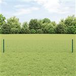 vidaXL Hekpalen 5 pcs Groen 40 cm Staal