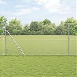 vidaXL Gelaste draadhek Zilver 1.2 x 50 m Staal