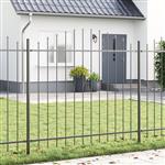 vidaXL Tuin Hek Grijs 170 x 125 cm