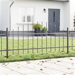 vidaXL Tuin Hek Grijs 170 x 75 cm